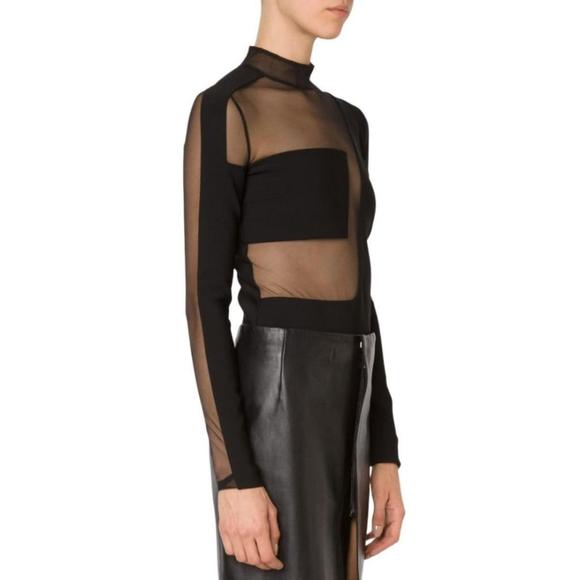 Mugler - Sheer Panel Bodysuit - FR 38 - Picture 4 of 6